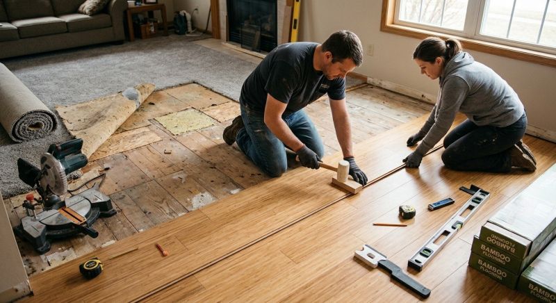 Bamboo Flooring Installation in Georgetown, TX