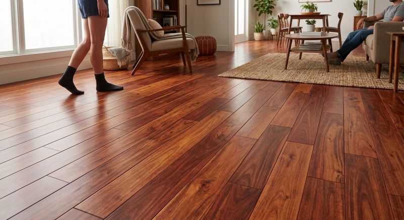 Cherry Floor Installation in Liberty Hill, TX