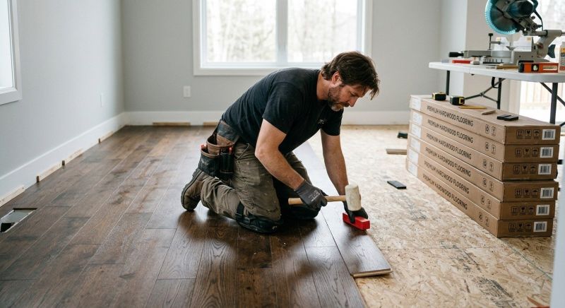 Hardwood Floor Installation in Bertram, TX