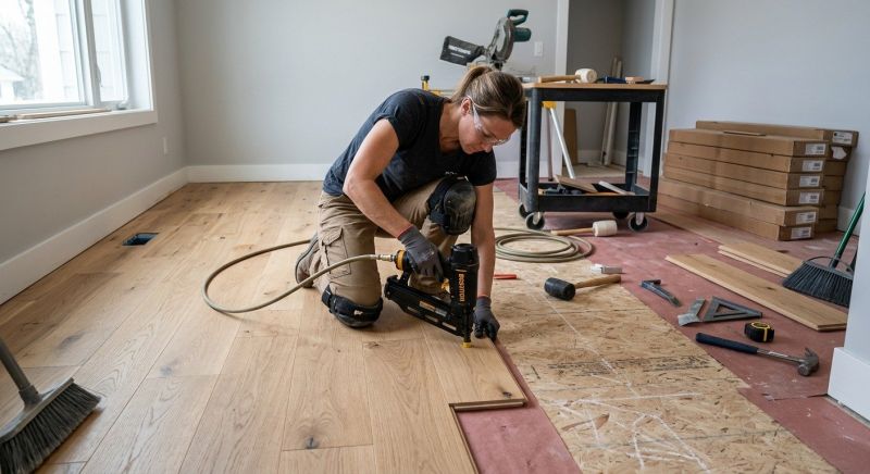 Hardwood Floor Installation in Georgetown, TX