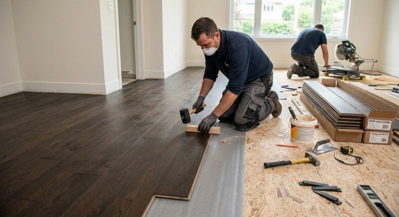Maple Flooring Installation in Hutto, TX
