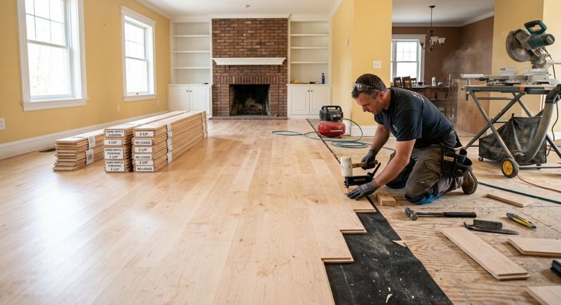 Maple Flooring Installation in Jarrell, TX