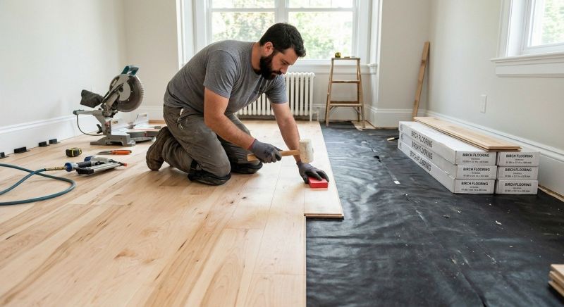 Maple Flooring Installation in Georgetown, TX