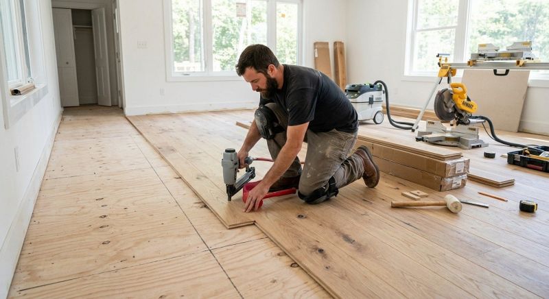 Oak Floor Installation in Bertram, TX