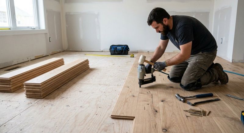 Oak Floor Installation in Cedar Park, TX
