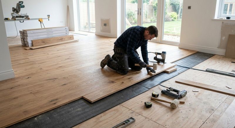 Oak Floor Installation in Cedar Park, TX