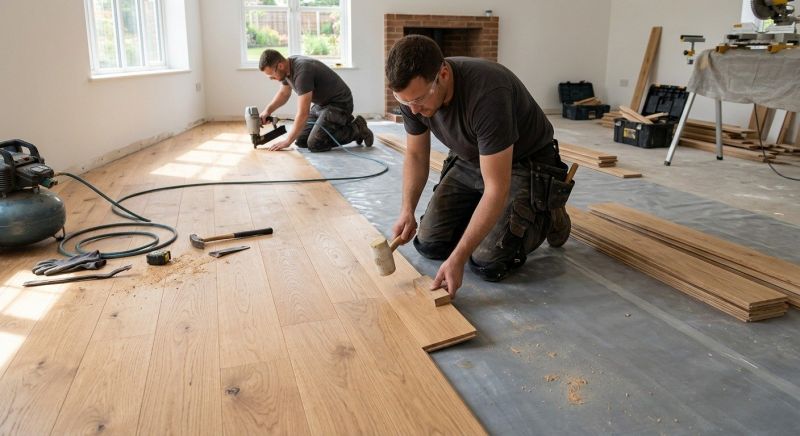 Oak Floor Installation in Jarrell, TX