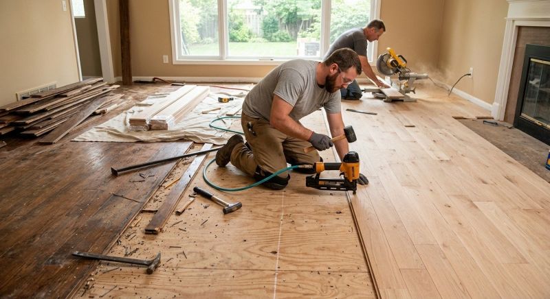Oak Floor Installation in Taylor, TX