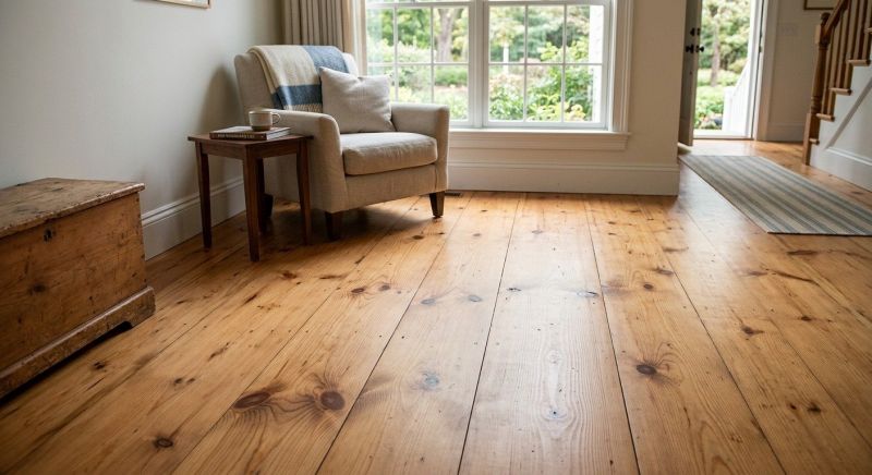 Pine Floor Installation in Georgetown, TX