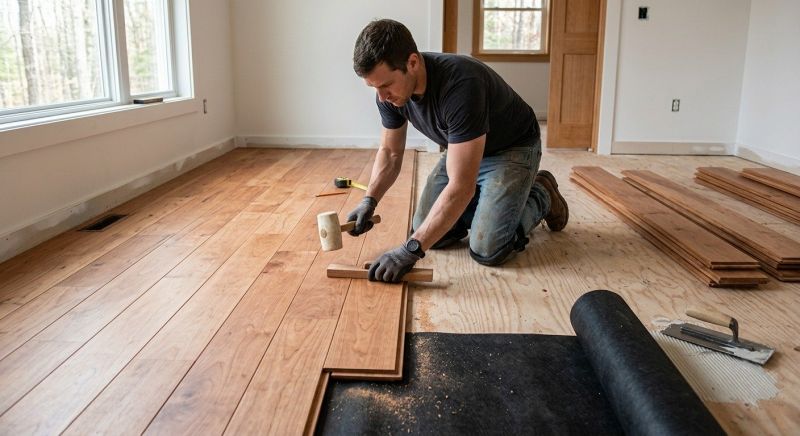 Plank Floor Installation in Georgetown, TX