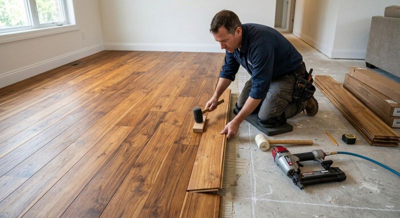 Teak Flooring Installation in Georgetown, TX