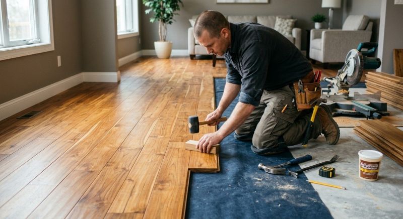 Teak Flooring Installation in Georgetown, TX