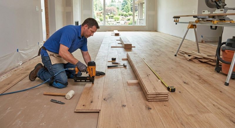 Walnut Flooring Installation in Georgetown, TX