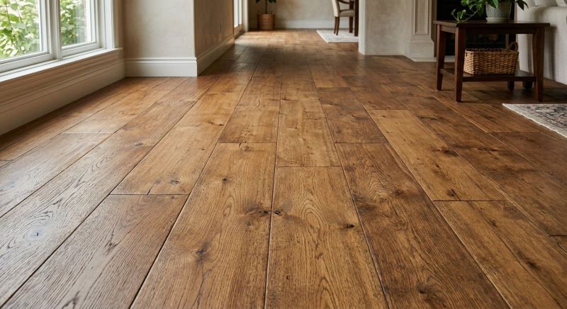 Wide Plank Floor Installation in Georgetown, TX