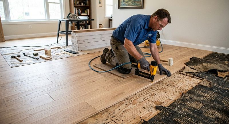 Wood Floor Replacement in Cedar Park, TX